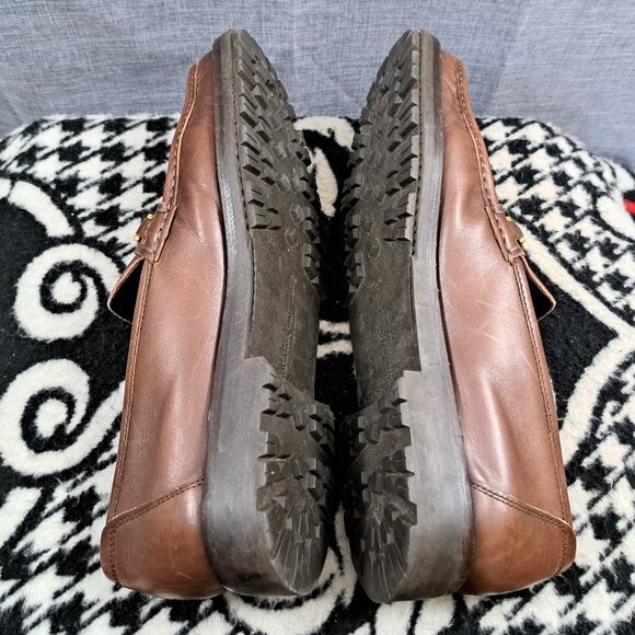 Salvatore Ferragamo Gancini Bit Loafers Men Size 13 Brown Italy main image 10